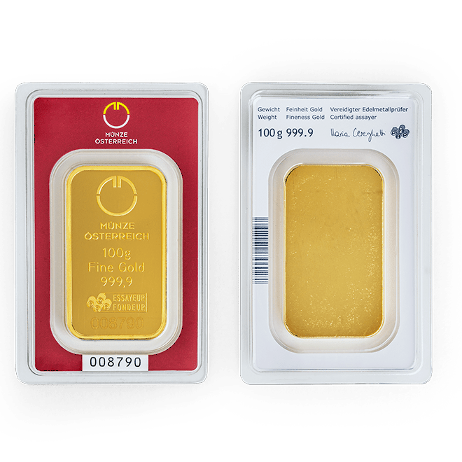 100gr goldbarren