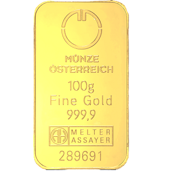 100g Goldbarren
