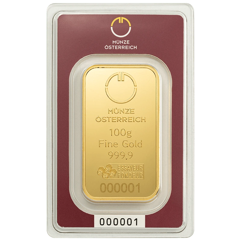100gr goldbarren