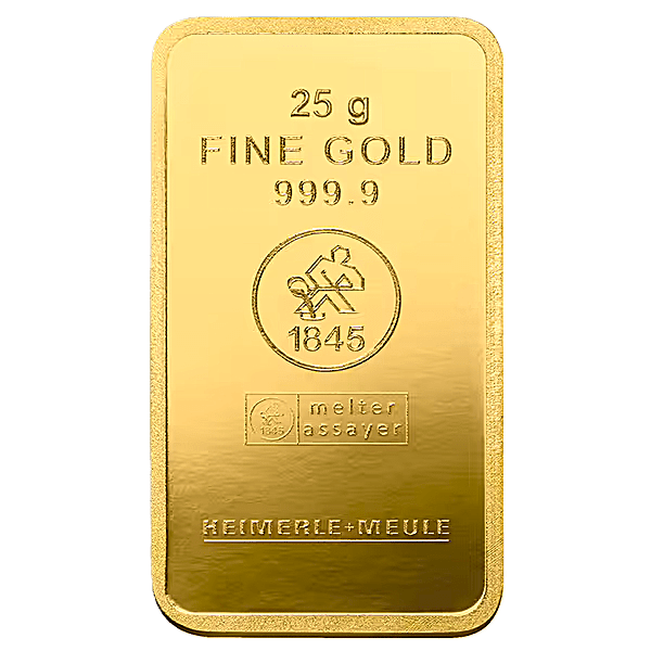 25g Goldbarren