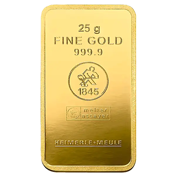 25g Goldbarren