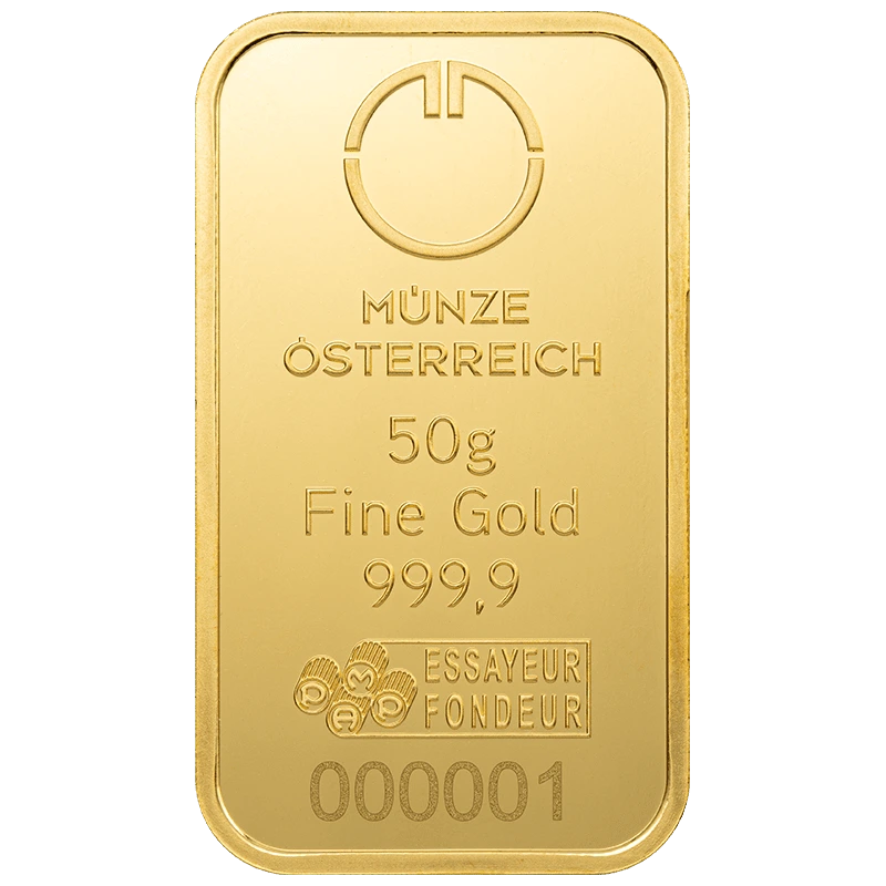 50g Goldbarren